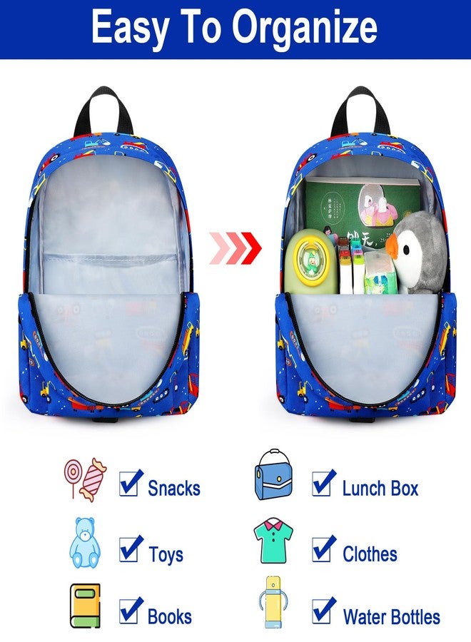accmor حقيبة ظهر للأطفال مع حزام مضاد للفقد، حبال مشي صغيرة لطيفة تبقي الأطفال قريبين، حبل ربط لحقيبة الظهر للأولاد (أزرق/حفار) - Image 3