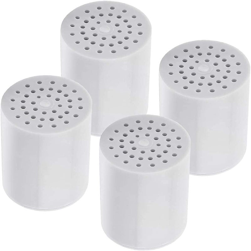 Womdee 4 Pack 15 Stage Shower Filter Replacement Cartridge, Shower Filter for Hard Water, Universally Compatible with Any Similar Design, Shower Water Softener with High Output - Image 1