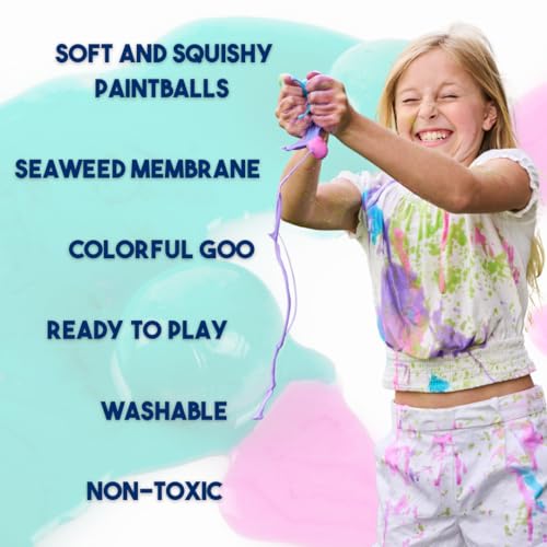 Goblies Throwable Paintballs - Pack of 3 (120 Count, Indigo/Violet/Pink) - Image 3
