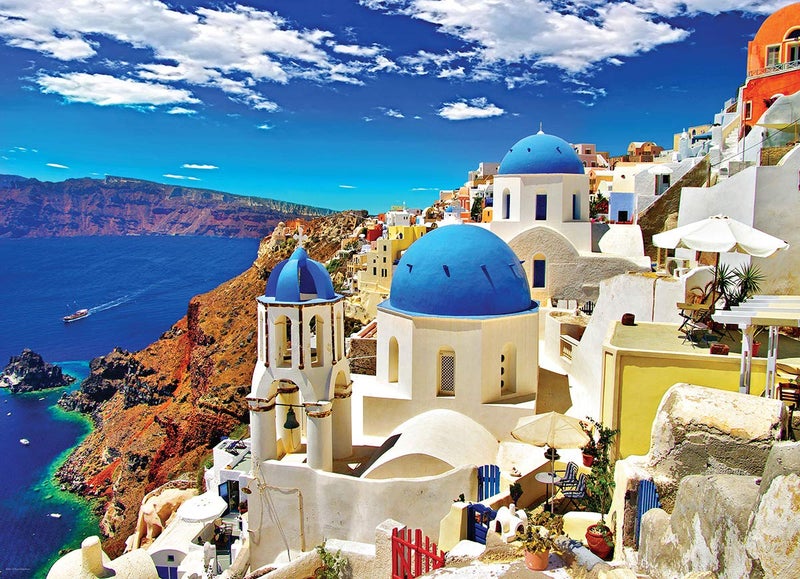 eurographics Oia Santorini Greece 1000-Piece Puzzle - Image 2