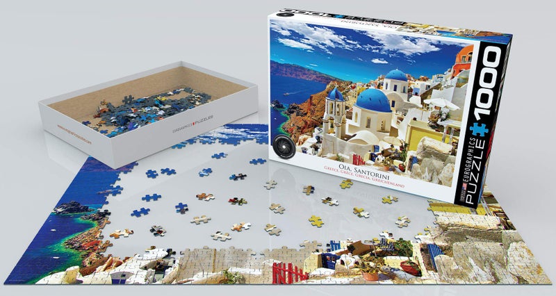 eurographics Oia Santorini Greece 1000-Piece Puzzle - Image 5