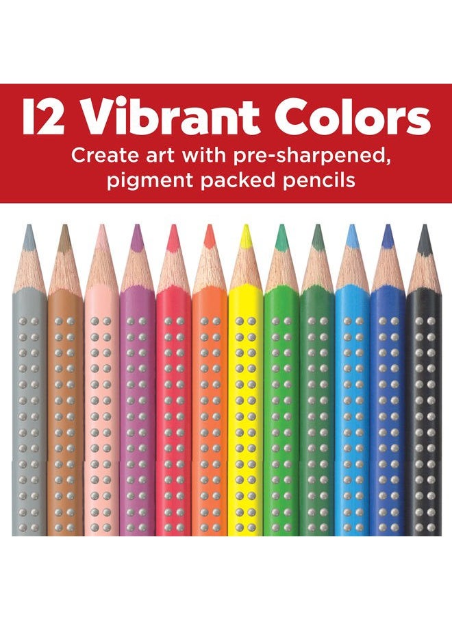 FABER-CASTELL Grip Colored EcoPencils - 12 Count  - Image 2