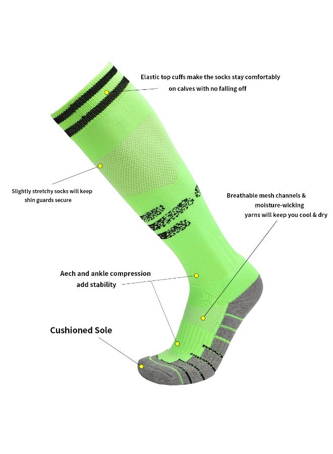 SKY WING Mens Baseball Socks Football Softball Knee High Sock Unisex Athletic Soccer Socks  1/2/3/4 Pairs for Youth Adult  Men and Women - Image 5