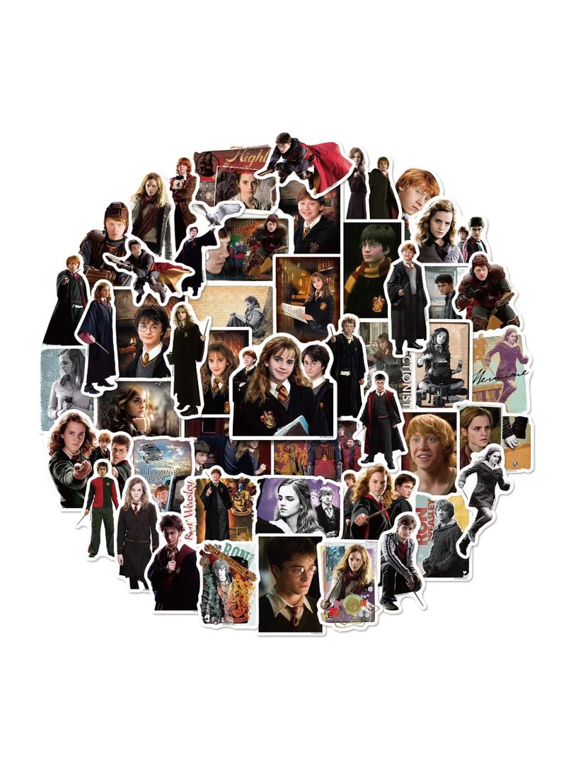 50 قطعة هاري بوتر لطيف الفينيل ملصق مقاوم للماء