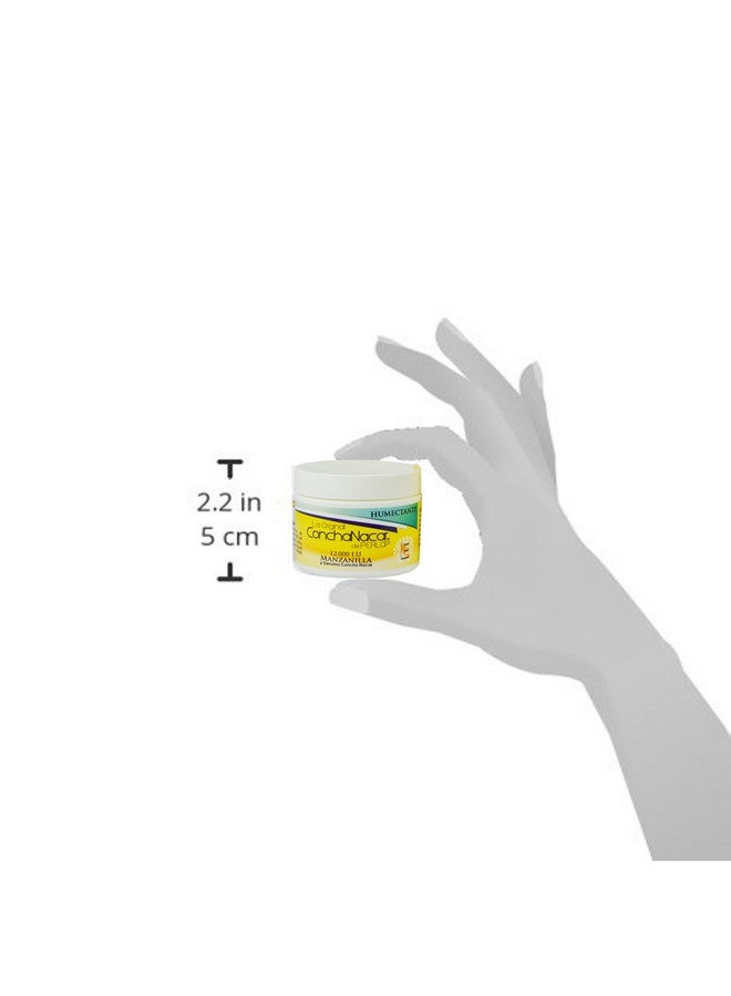 Concha Nacar Crema Hidratante Vitamina E Con Manzanilla Para La Cara Vitamin E Moisturizing Face Cream With Chamomile 2 Oz (Pack Of 1) - Image 5