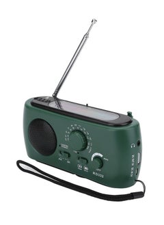 SYOSI Emergency Weather Radio Multifunction Portable Radio with Solar Charging Hand Crank Battery Operated SOS Alarm Am Fm LED Flashlight for Outdoor Emergency  - Image 1