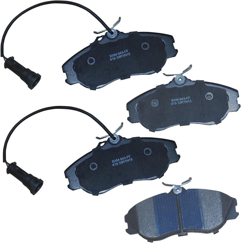 Bendix Premium SBM419 Semi-Metallic Front Brake Pads for Select Models Audi 90, 90 Quattro, 200, 200 5000, 5000 Cabriolet, Coupe S4, S6, V8 Quattro - Image 1
