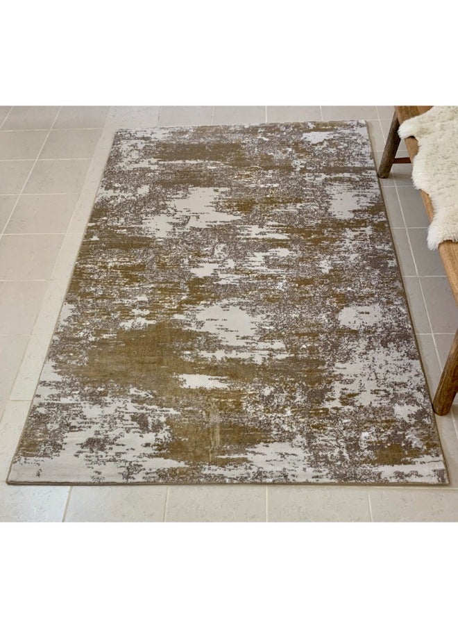 HANDPICKED FURNITURE Handpicked Furniture Abstract Beige Rug, Ultra Soft Area Carpets For Bed Room, Living Room, And Dining Room, Antislip Floor Carpets, Easy To Clean, Made In Turkey  - Image 1