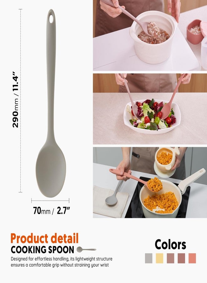 Firgi Cooking Spoon (WarmGray_Spoon, Large) - Image 2