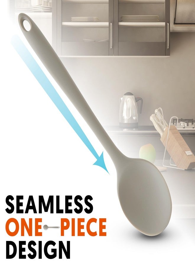 Firgi Cooking Spoon (WarmGray_Spoon, Large) - Image 4