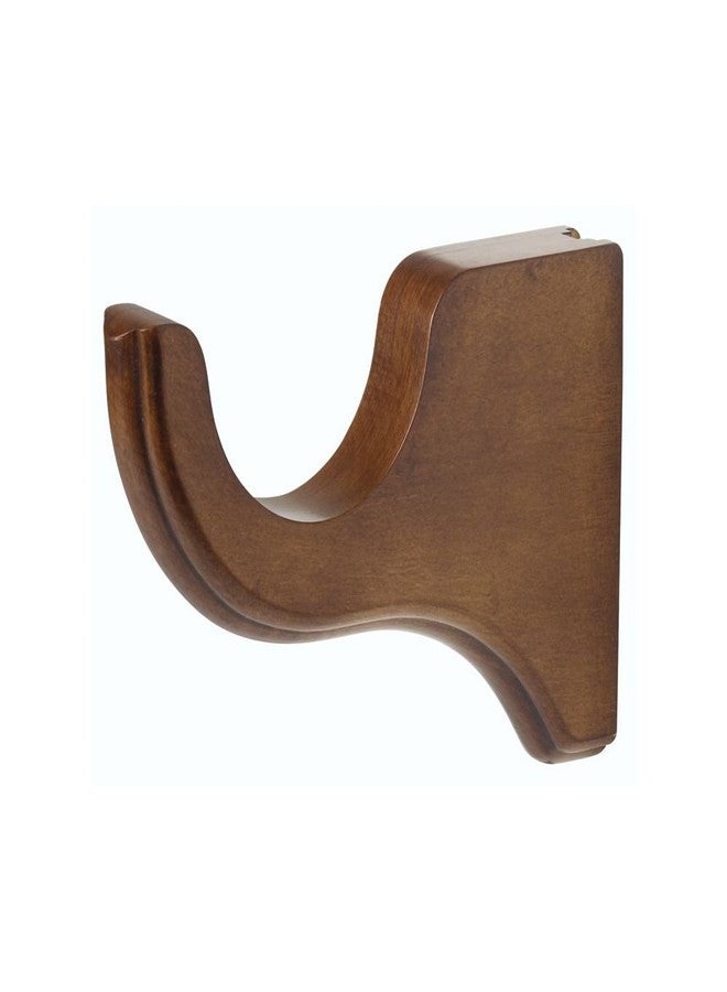 Bracket - 3 ½" projection - Kirsch Wood Trends - 2" - Estate Oak