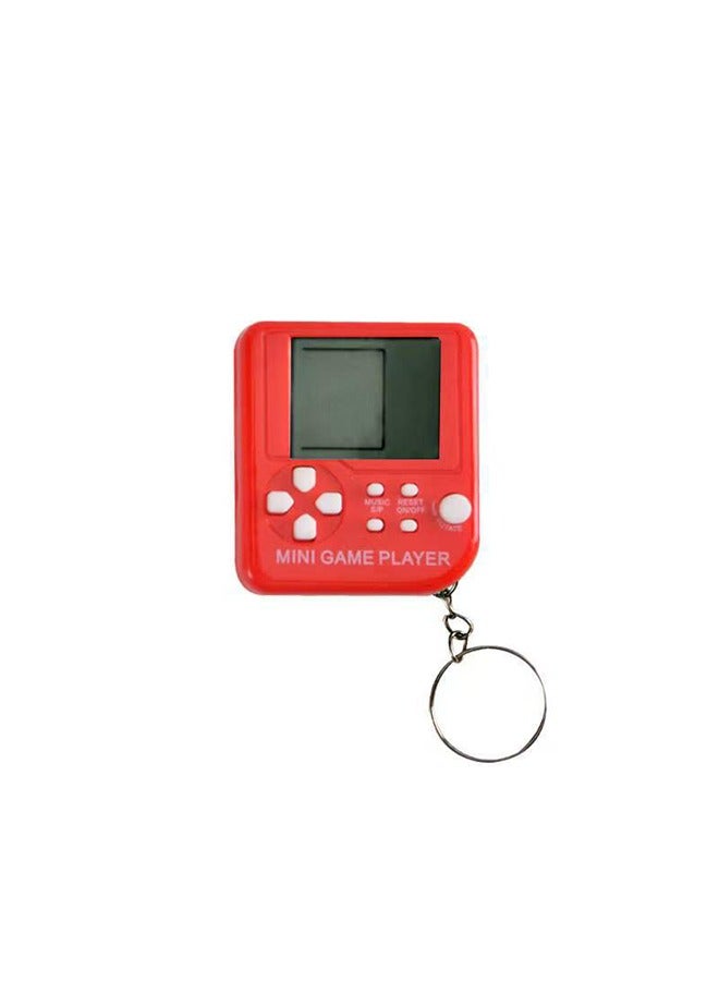 NIBEMINENT Tetris Small Classic Video Game Keychain Mini Red*1+Blue*1 Color 2Pcs/Set  - Image 3