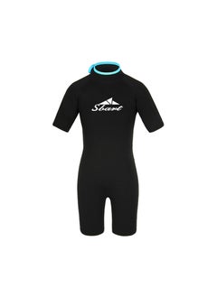 2MM Kids Wetsuit Full Body Diving Suit Quick-Dry Swimwear 1040 Black