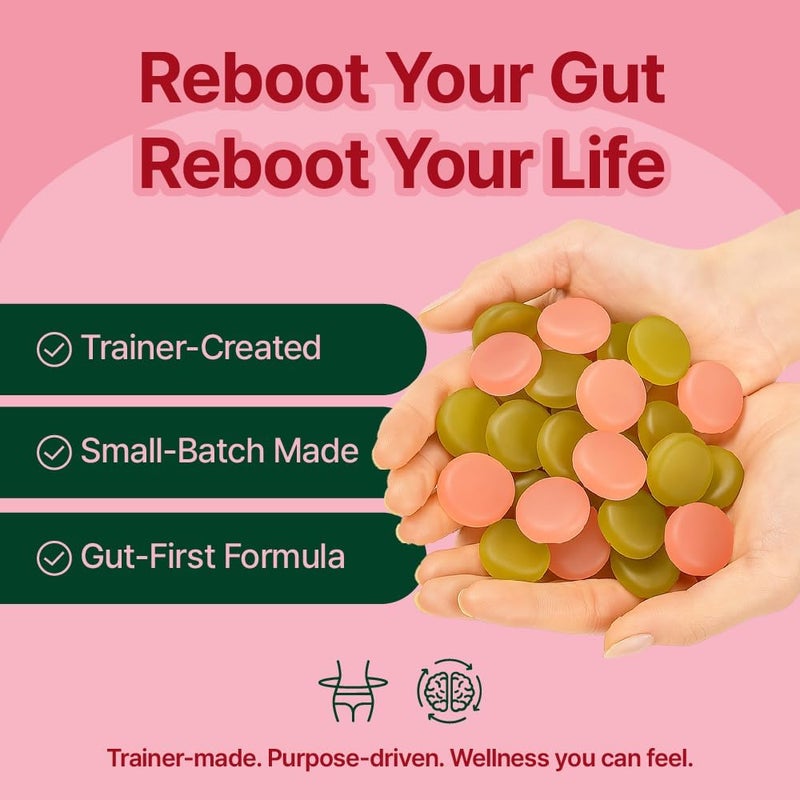 RebootJelly Reboot Probiotic Jelly  44 Billion CFU Gummies  Vegan SugarFree ShelfStable  Chewable Lychee  Muscat Grape Flavor  12 Pouches for Gut Health - Image 4