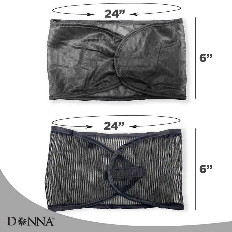 DONNA Satin Wrap & Mesh Wrap 2PCS â€“ Breathable Mesh Head and Satin Cap Set, Adjustable Closure, Soft & Cool Fabric for Pixie Cut, Short Hair, and Everyday Styling - Image 5