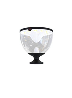 Vmax Premium Solar LED Dome Light – with 360° Coverage for Indoor & Outdoor Security – 20Cm Tall / 19Cm Clear Dome – 3 Color Temperature Change – Warm/Natural/Cool White Light – For Home Office Garden  - Image 1