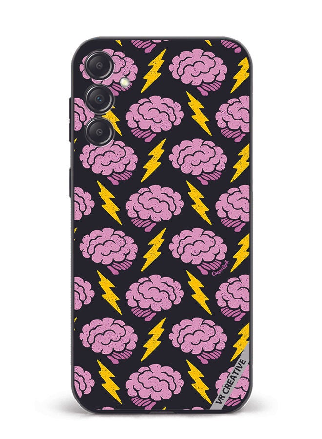 VR CREATIVE Protective Case Cover For Samsung Galaxy A34 Thunder Design Multicolour - Image 1