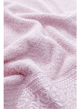 FIESTA Cotton Jacquard Family Bathrobe Set - Navy Blue - Pink  - Image 2
