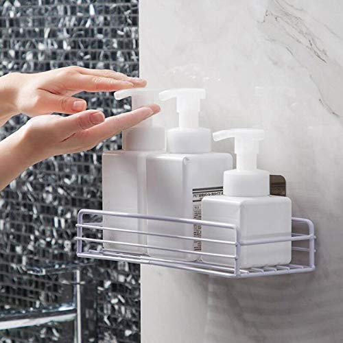 Vruta Multipurpose Kitchen Bathroom Shelf Wall Holder Storage Rack Bathroom Rack Storage Box Strong Magic Sticker Shower Rack Shelf(Medium Size) (1) - Image 2