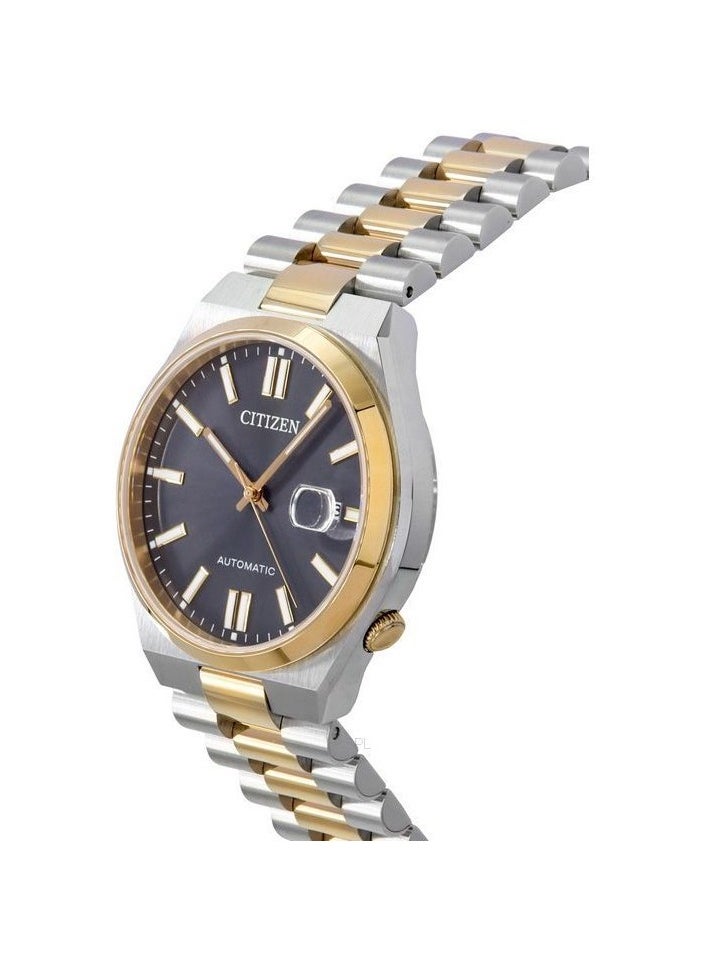 CITIZEN Analog Tsuyosa Gray Dial Two Tone Men's Watch - NJ0154-80H  - Image 5