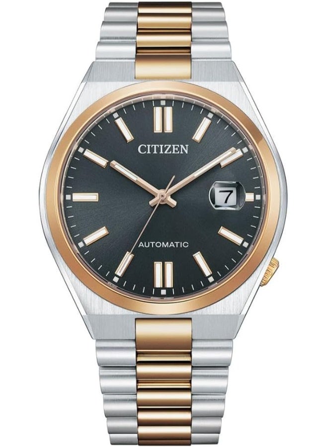 CITIZEN Analog Tsuyosa Gray Dial Two Tone Men's Watch - NJ0154-80H - Image 1