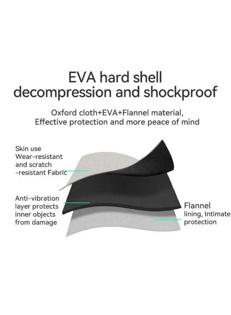 1PCS EVA Portable Carrying Case for Samsung The Freestyle Projector Bag Anti Fall Waterproof Shockproof Dustproof Protective Cover Accessory - Image 2