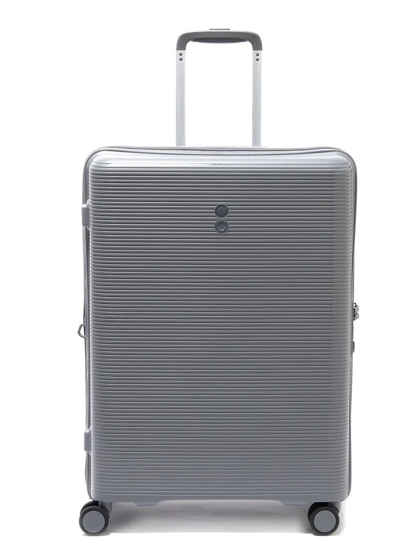 Echolac Forza Hardcase Expandable Double Wheel Cabin Luggage Trolley - Gray - Image 1
