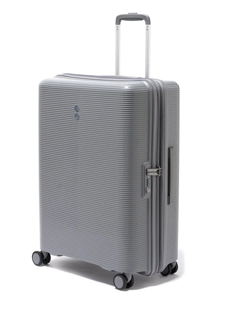Echolac Forza Hardcase Expandable Double Wheel Cabin Luggage Trolley - Gray - Image 2