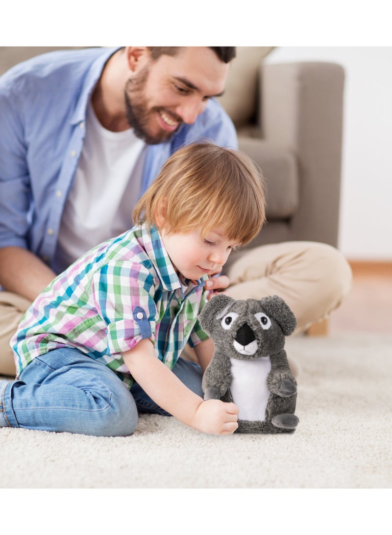 PUGS AT PLAY كلاب البج في اللعب - كوالا تتحدث - جوي 7 بوصات، تعمل بالبطارية | لعبة كوالا | حيوان أليف إلكتروني | يهز رأسه ويكرر الصوت | لعبة قماشية تفاعلية هدية للأطفال - Image 3