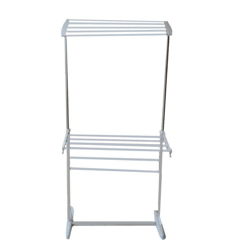 S R EXCLUSIVE S R EXCLUSIVE Multifunctional Plastic with Stainless Steel Mobile Towel Rack Room Save Space Towel Cloth Rack Holder Towel Stands Drying Rack Multi Color  - Image 4