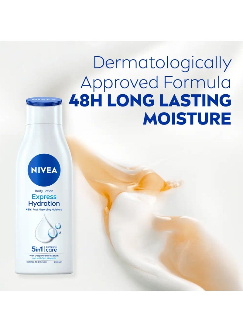 نيفيا لوشن الجسم نيفيا إكسبريس مرطب 5 في 1 250 مل - Image 4