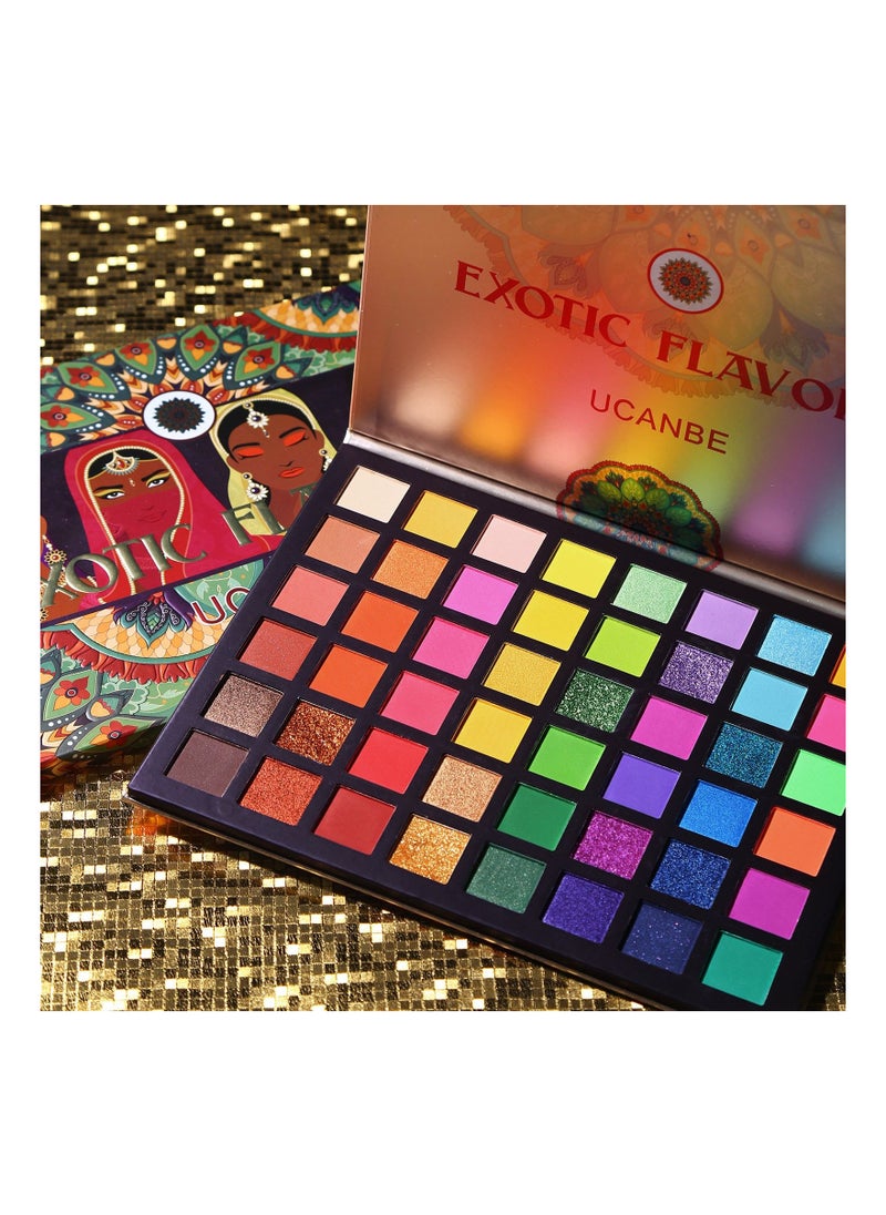48 Color Pressed Eyeshadow Pallete Makeup Eyeshadow Palette Shimmer Matte Glitter injections Eye Shadow Pallette