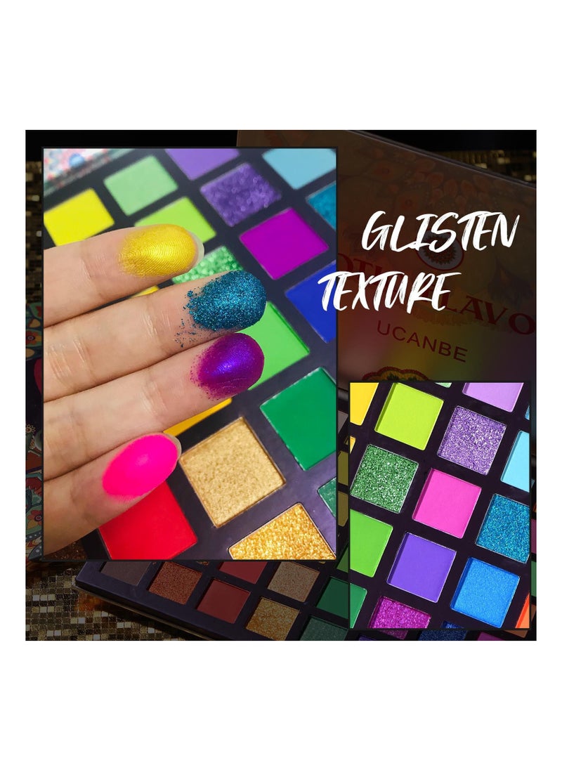 48 Color Pressed Eyeshadow Pallete Makeup Eyeshadow Palette Shimmer Matte Glitter injections Eye Shadow Pallette