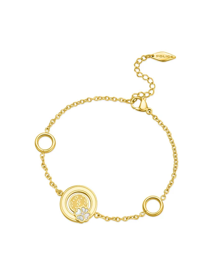 بوليس Quilt Bracelet for Women Gold Plating with Mother of PearlPEJLB0002702