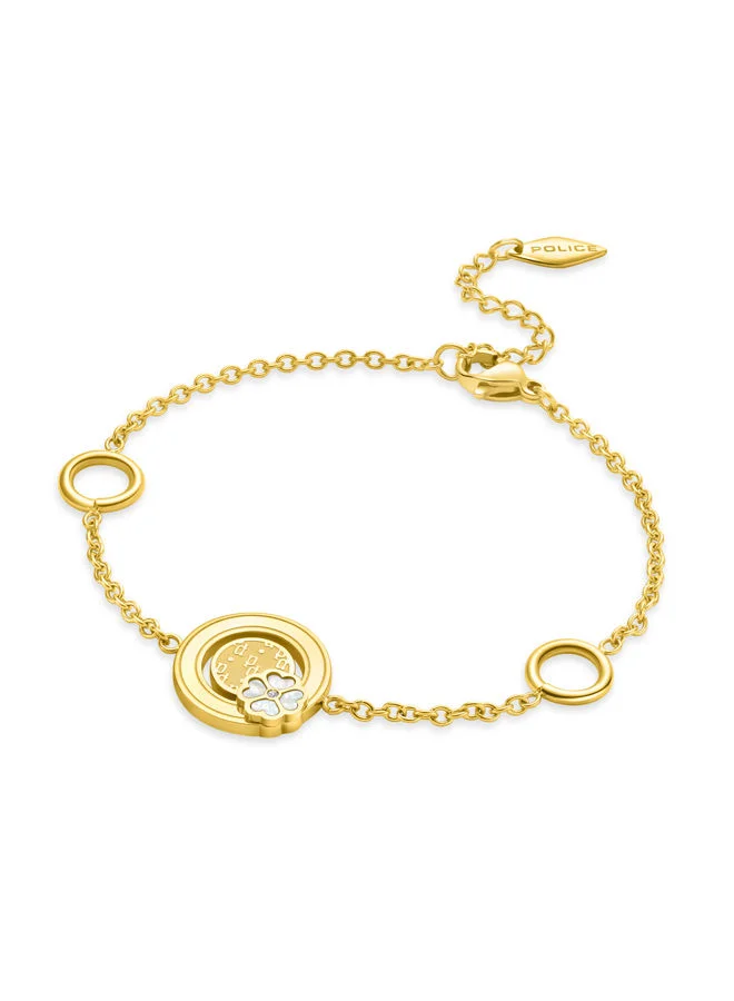 بوليس Quilt Bracelet for Women Gold Plating with Mother of PearlPEJLB0002702