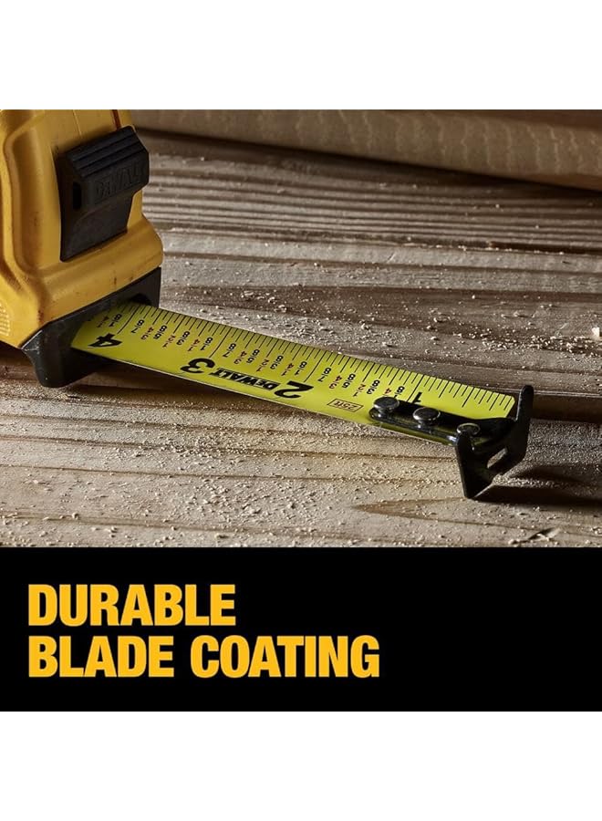 DEWALT Atomic Compact Series Measuring Tape Yellow And Black 25Ft Dwht38125S - Image 5