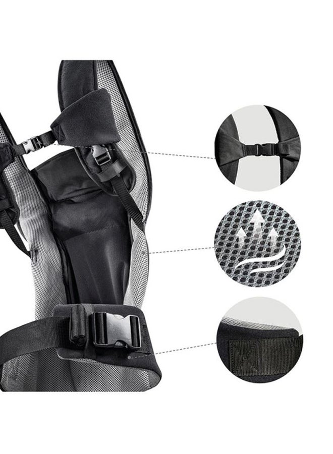 hauck Close To Me, Ergonomic Baby Carrier New - Born, Front, Breathable, Adjustable Carrier For Infants From Birth Up To 12 Kg, Lumbar Support Belt, Black - Image 5