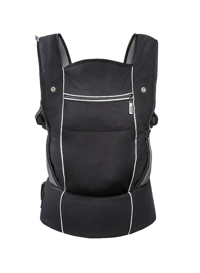 hauck Close To Me, Ergonomic Baby Carrier New - Born, Front, Breathable, Adjustable Carrier For Infants From Birth Up To 12 Kg, Lumbar Support Belt, Black - Image 1