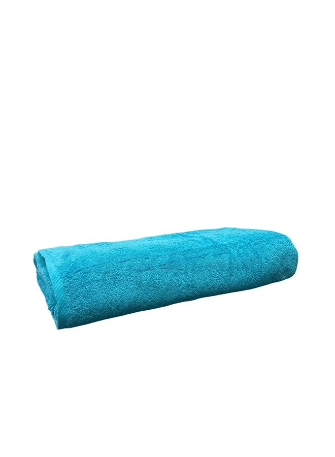 sheetsnthings Oversized Aqua Bath Sheet Towel 40x80 inches-100% Turkish Cotton, Luxury & Absorbent, Soft & Quick-Dry, Premium Spa & Bathroom Towel - Image 1