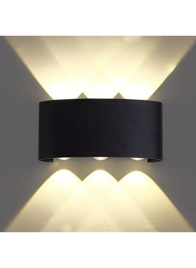 ابليك حائط مودرن (6w black, 1 قطعه)