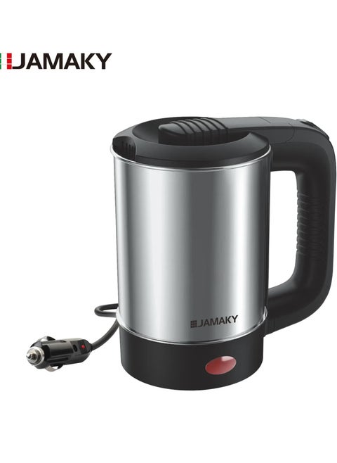 Electric kettle with Italian technology , JMK9505 is used at home and in the office, with an elegant stainless steel design that adds a touch of beauty. The kettle features fast heating with a power of 250 watts and a large capacity (0.5 liters). Automatic shut-off when boiling and degree rotating base