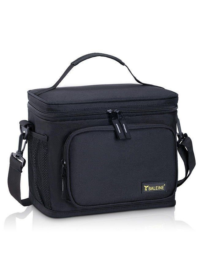 Baleine BALEINE Insulated Lunch Bag for Men Women, 22 Can Leakproof Cooler Bag with Adjustable Shoulder Strap for Work Picnic, Lunch Box for Women Men (Large, Black)  - Image 1