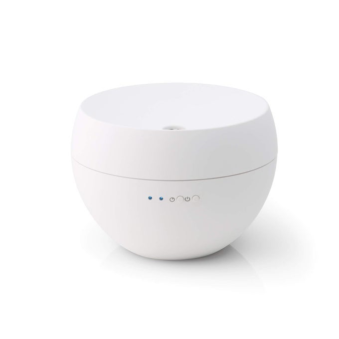 Aroma Diffuser Jasmine with Interval Mode Suitable for Essential Oils up to 24 h Running time for Bedroom Living Room and Childrens Room White