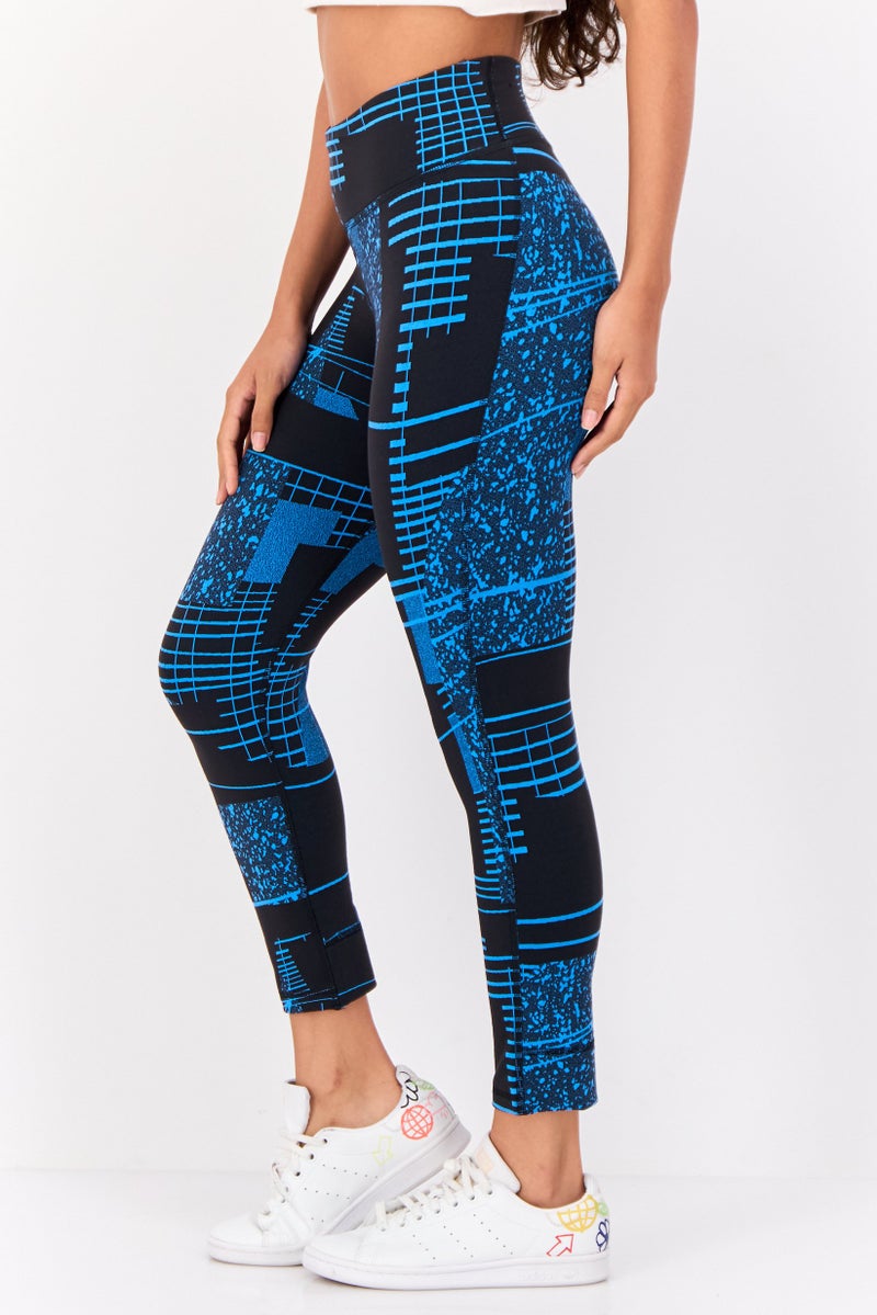 Reebok Women Sportswear Fit Training 3/4 Leggings, Multicolor - Image 3