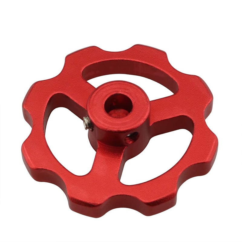 klarako 3D Aluminum Extruder Hand Twist Nut Aluminum Extruder Knob Hand Twist Nut Screw Upgrade for Creality Printer 3D Ender, Red - Image 3