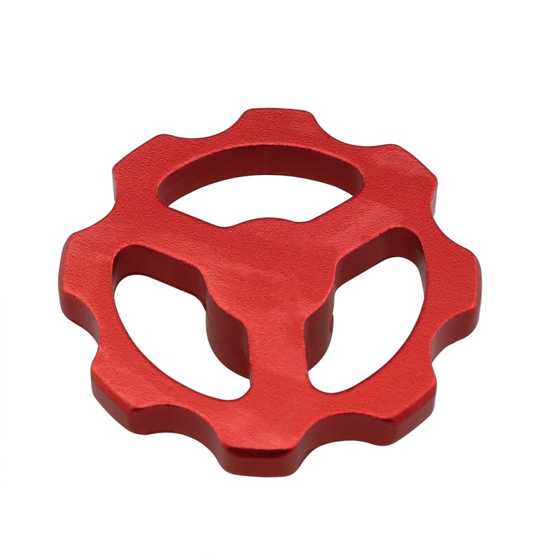 klarako 3D Aluminum Extruder Hand Twist Nut Aluminum Extruder Knob Hand Twist Nut Screw Upgrade for Creality Printer 3D Ender, Red - Image 1