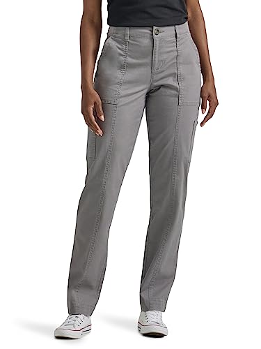 Lee Women's Ultra Lux Comfort with Flex-to-Go Utility Pant HD Gray 12 - Image 4