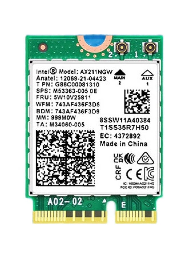 Eb-link Intel Ax211 Chip Laptop Wireless Network Card 5374m M.2 Cnvi2 Interface Wifi 6e Gigabit Tri-band Card Bluetooth 5.3 Computer Built-in Module - Image 2