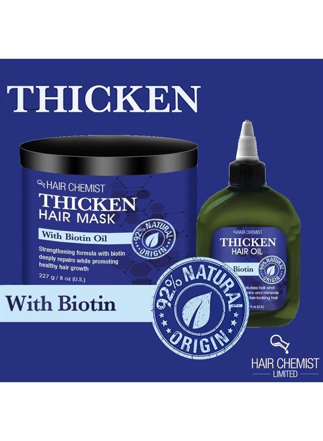 Hair Chemist Solutions Thicken Hair Oil with Biotin 2.5 oz - Image 3