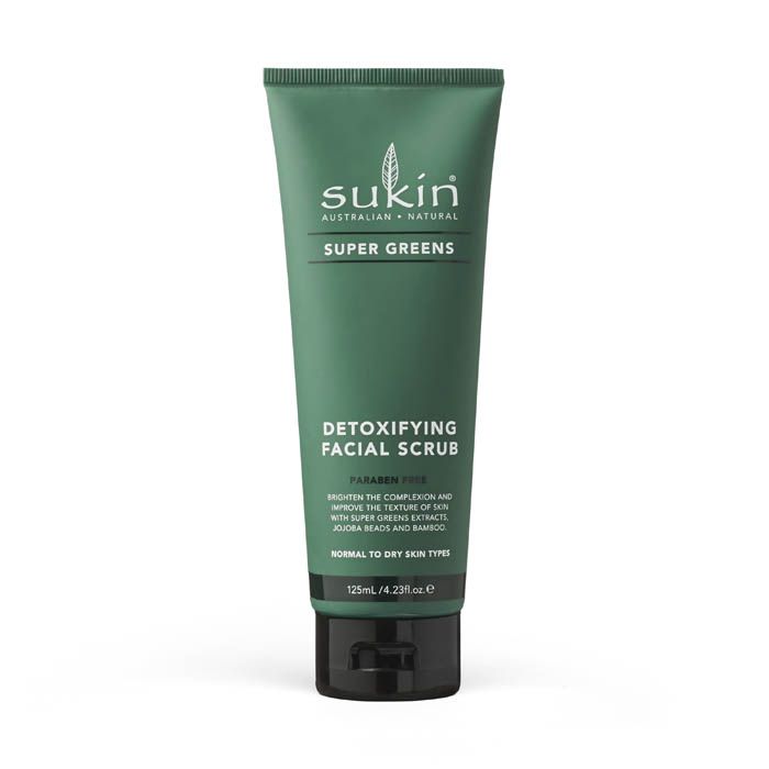 Sukin Super Greens Detoxifying Facial Scrub 125 ml